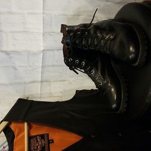 Red Wing Women's 1668 Side Zip Motorcycle Boot